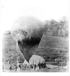 Balloon near Gaines Mill, Virginia